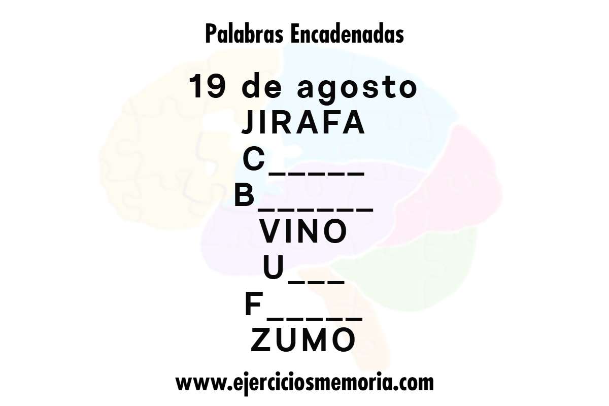 Palabras encadenadas