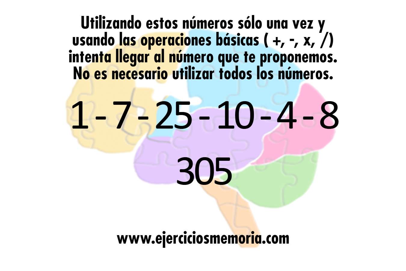 Cálculo mental Cifras