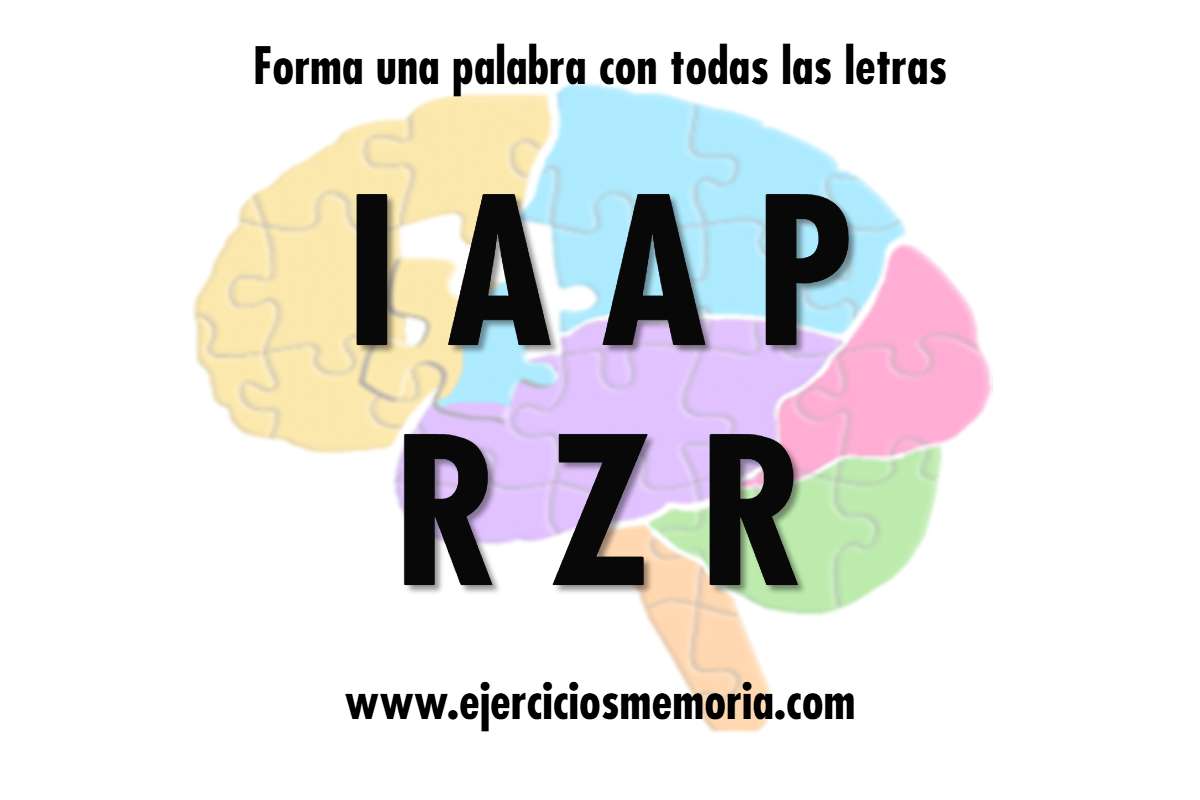 Forma una palabra con las letras