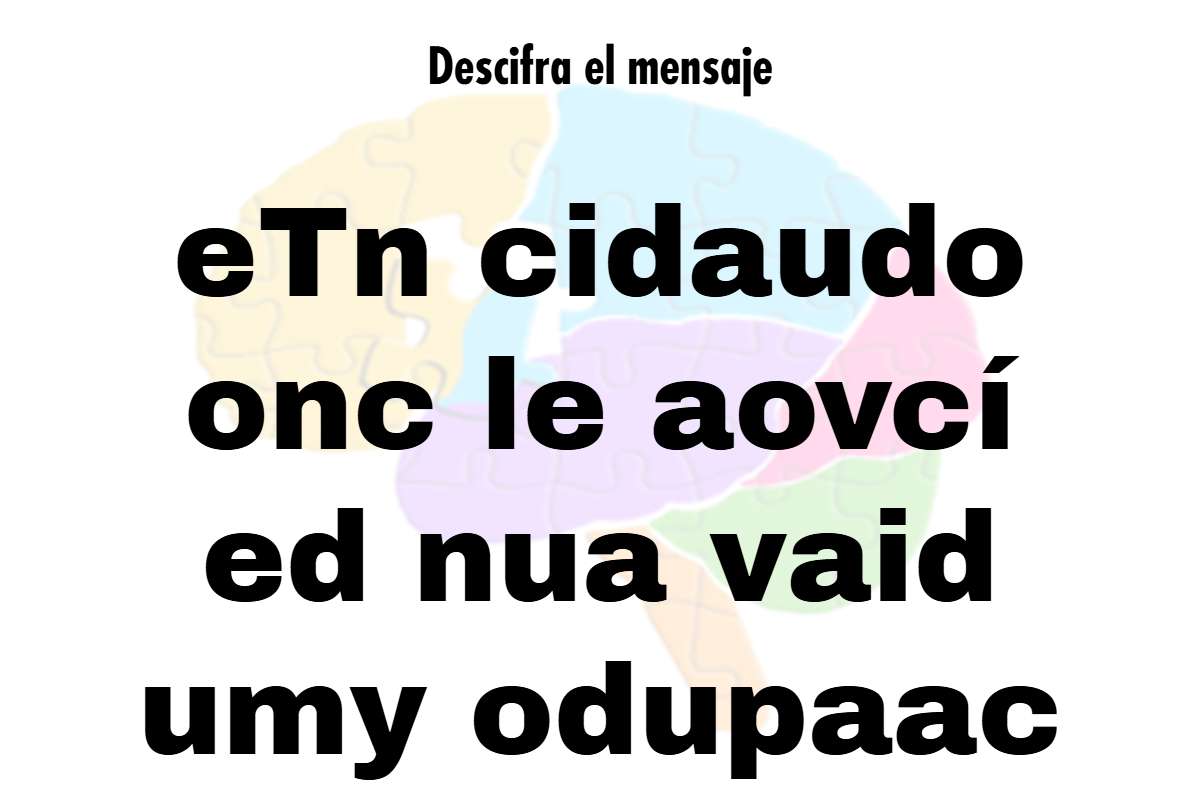 Desordenadas