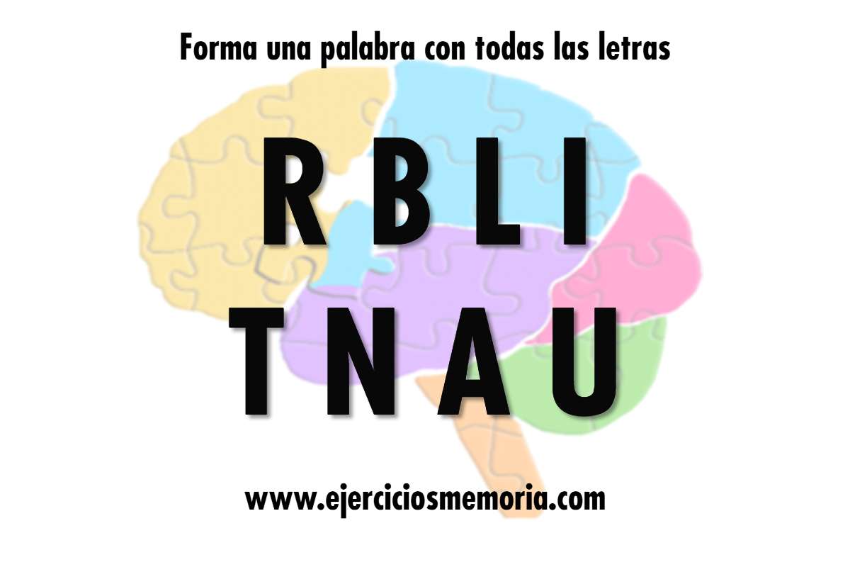 Forma una palabra con las letras