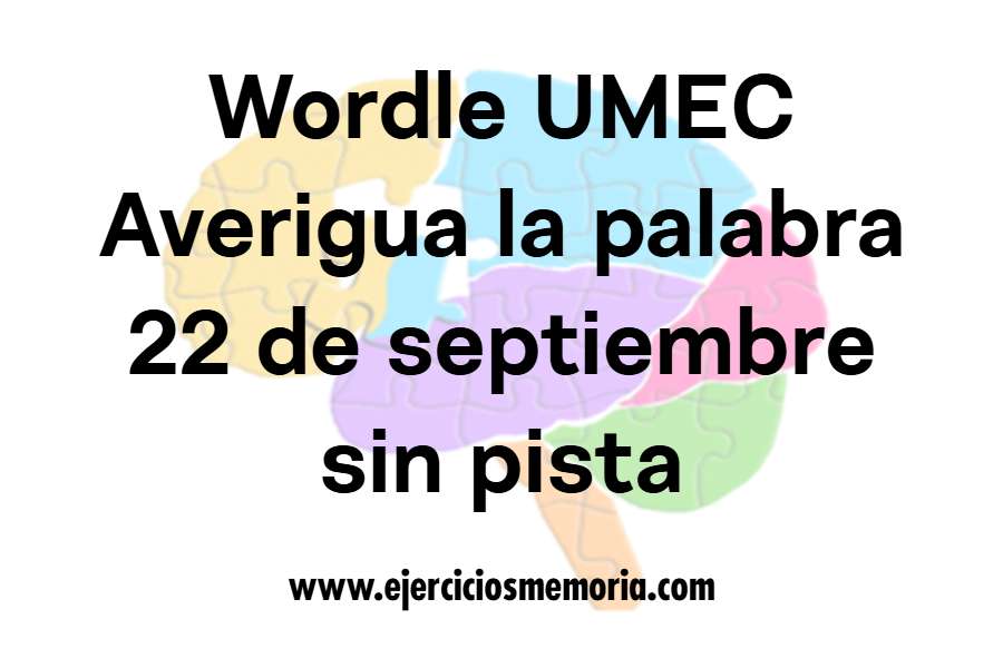 Wordle UMEC sin pista