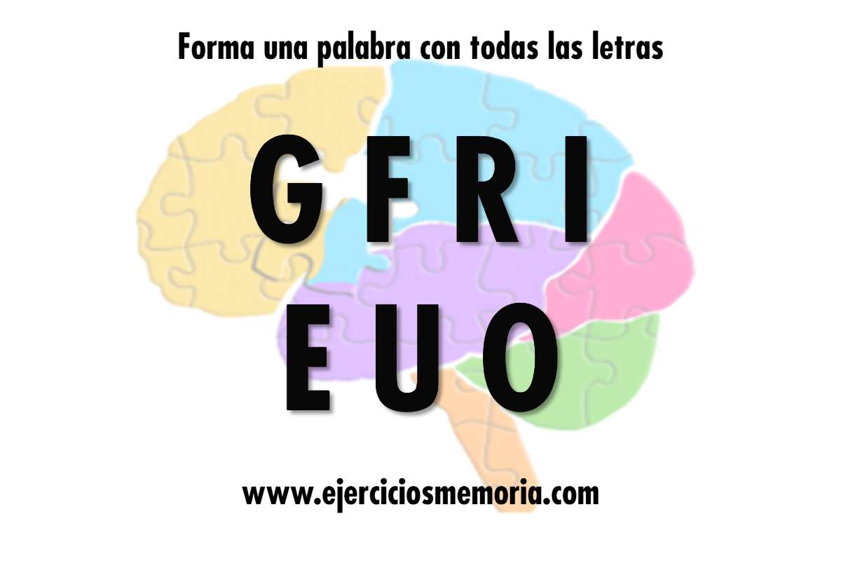 Forma una palabra con las letras