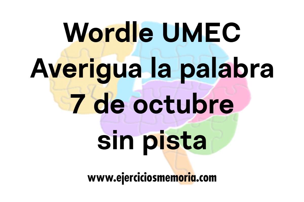 Wordle UMEC sin pista