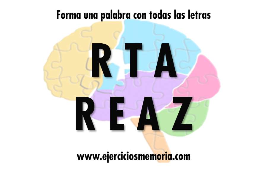 Forma una palabra con las letras