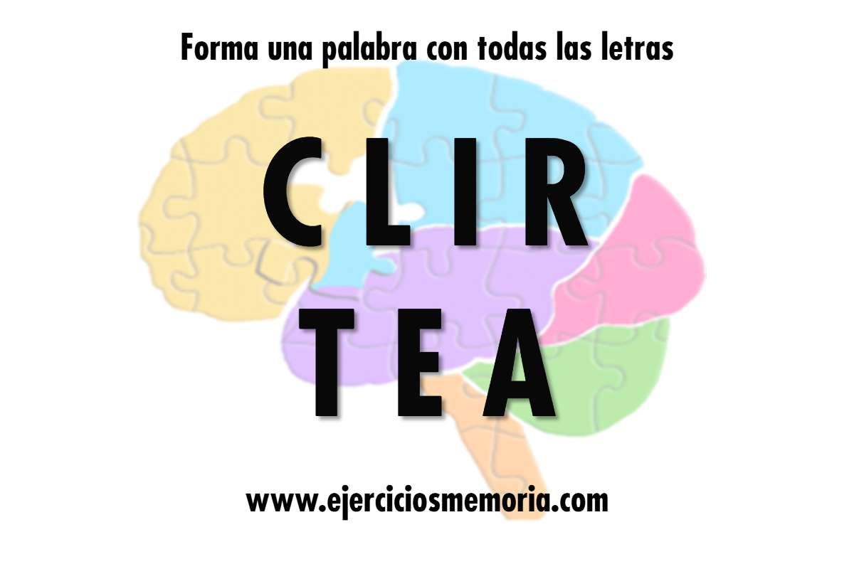Forma una palabra con las letras