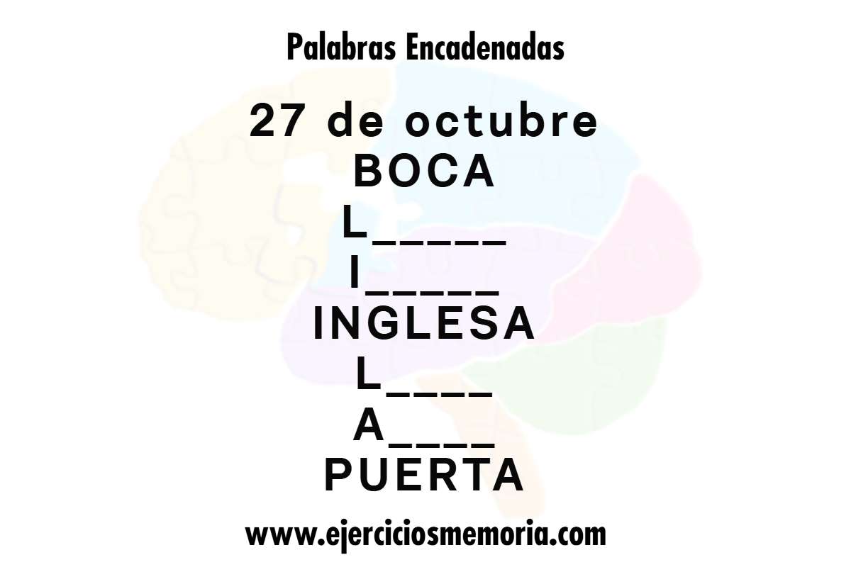 Palabras encadenadas