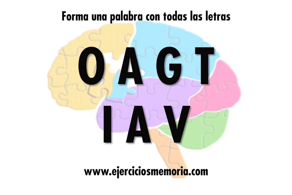 Forma una palabra con las letras