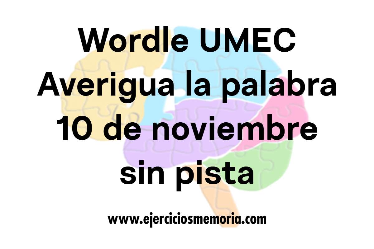 Wordle UMEC sin pista
