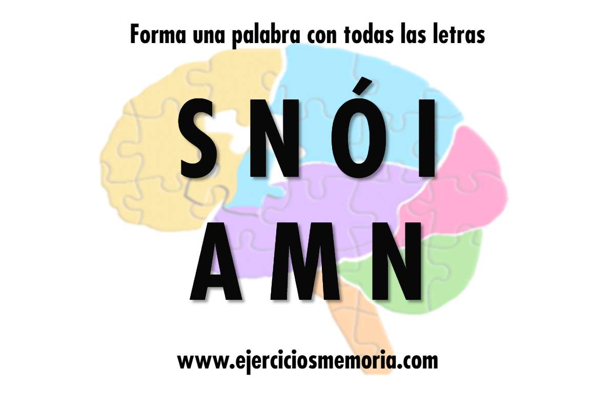 Forma una palabra con las letras