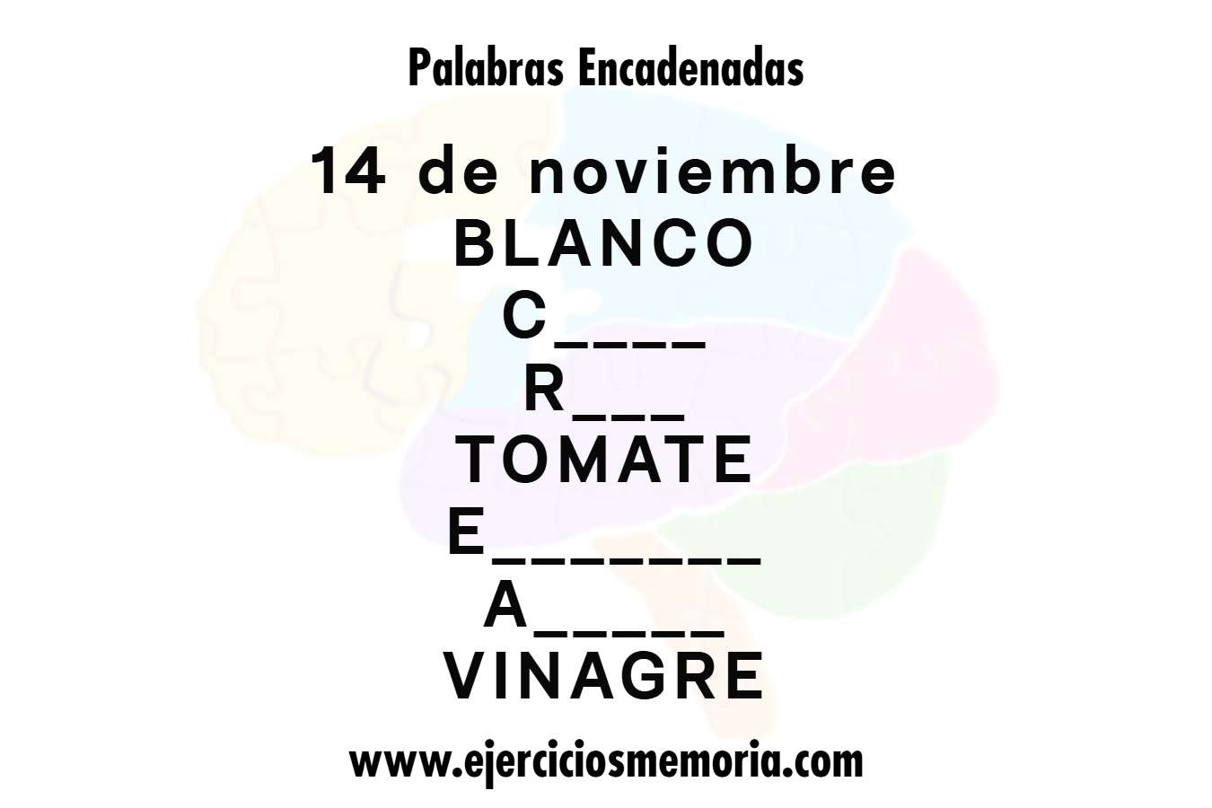 Palabras encadenadas