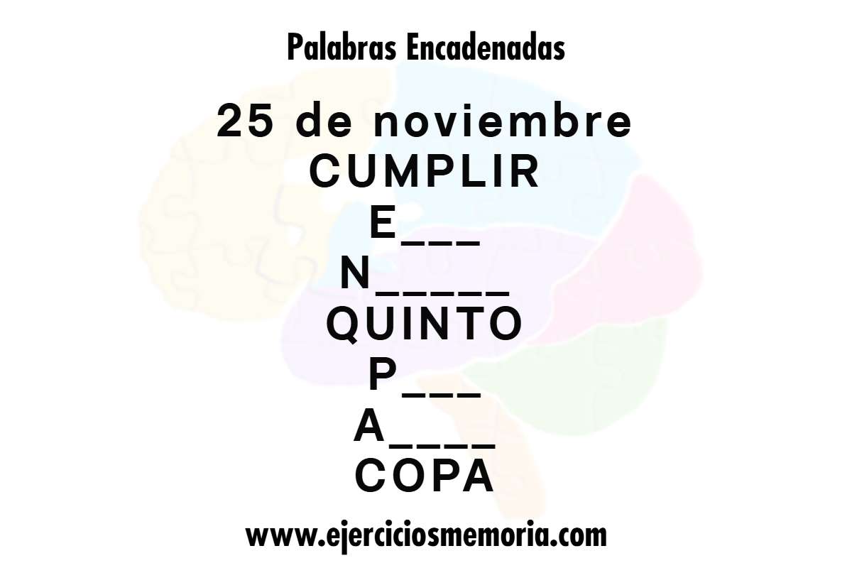 Palabras encadenadas