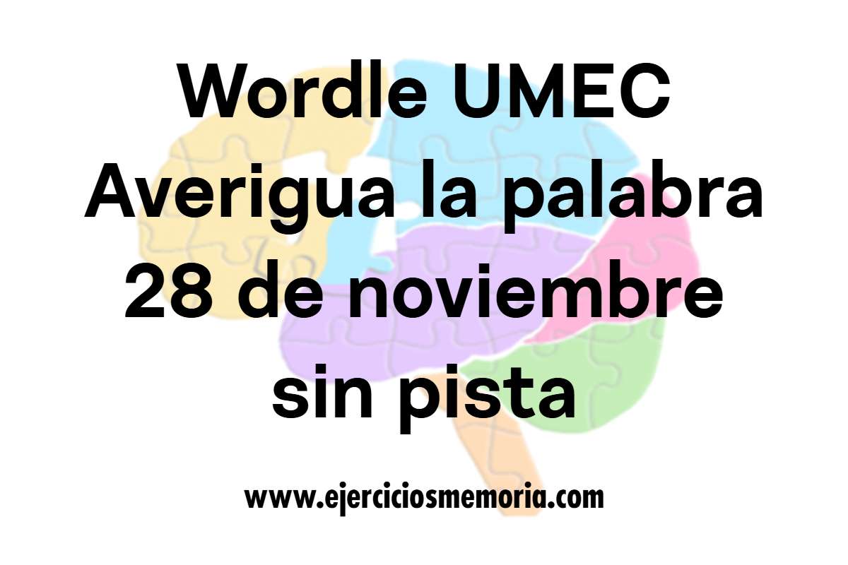 Wordle UMEC sin pista
