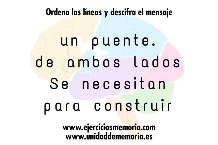 Ordena las líneas