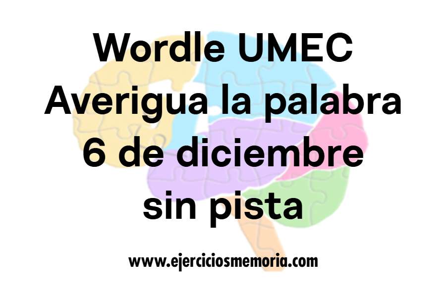 Wordle UMEC sin pista