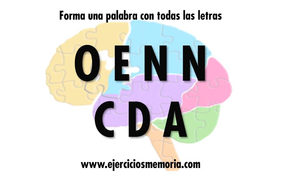 Forma una palabra con las letras