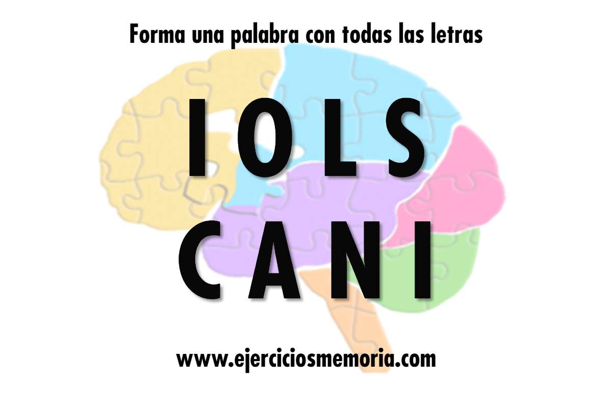 Forma una palabra con las letras