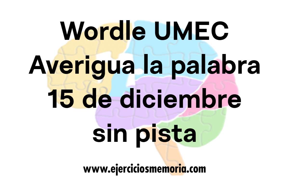 Wordle UMEC sin pista