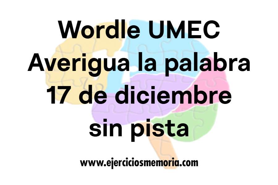 Wordle UMEC sin pista