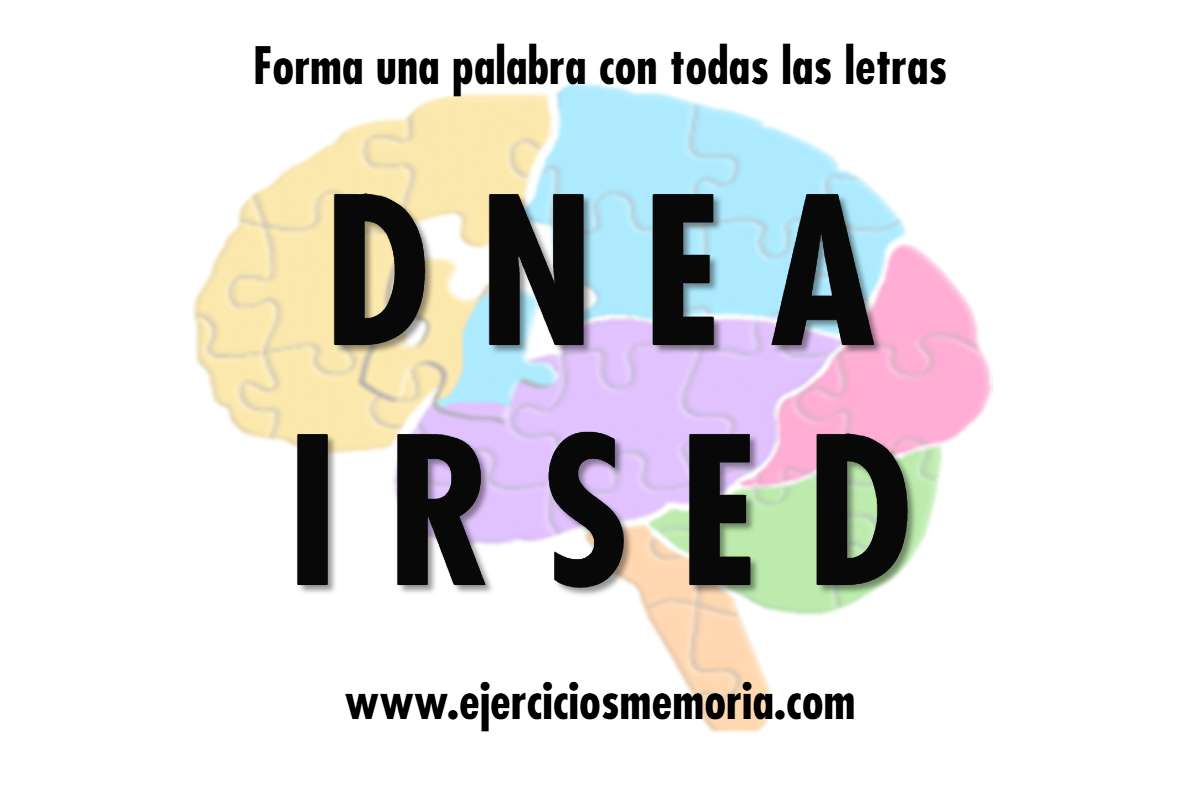 Forma una palabra con las letras