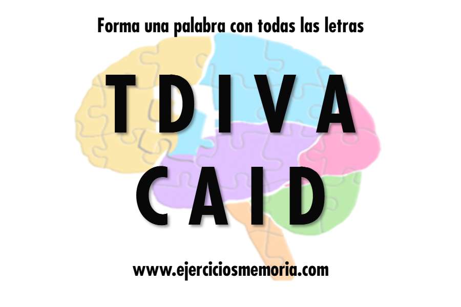 Forma una palabra con las letras