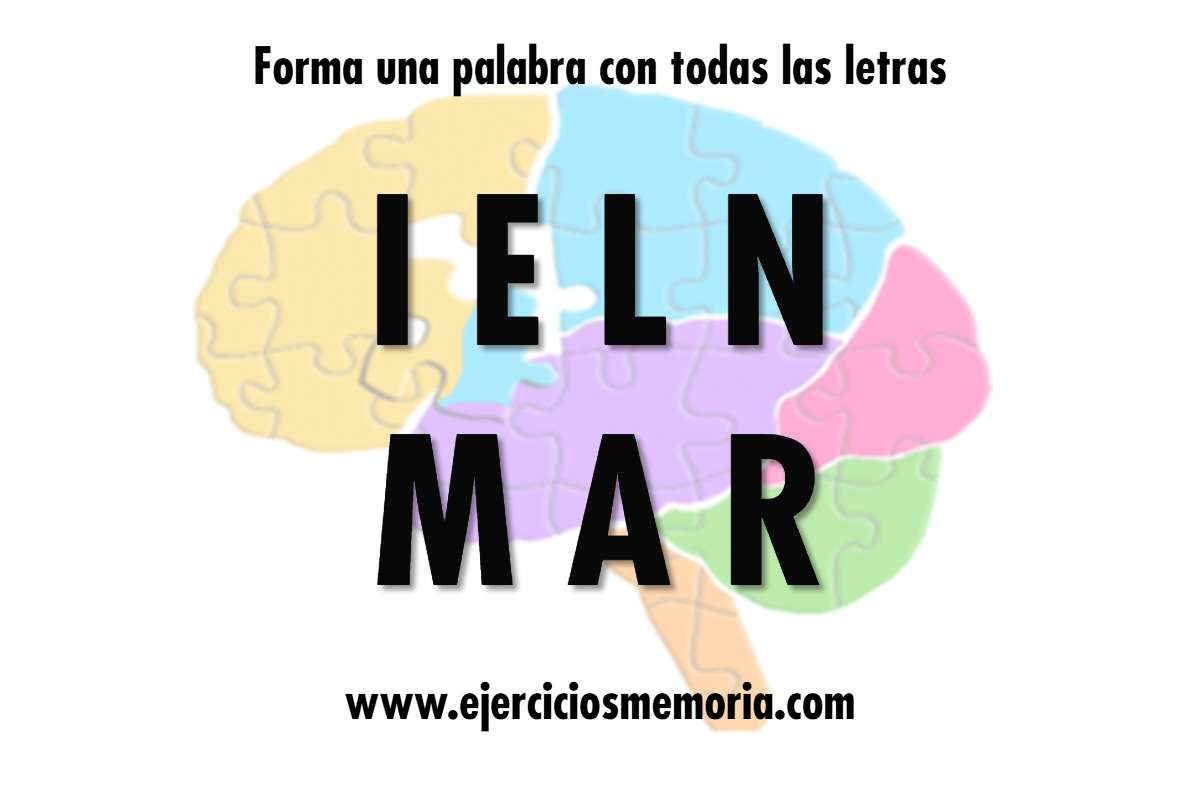 Forma una palabra con las letras