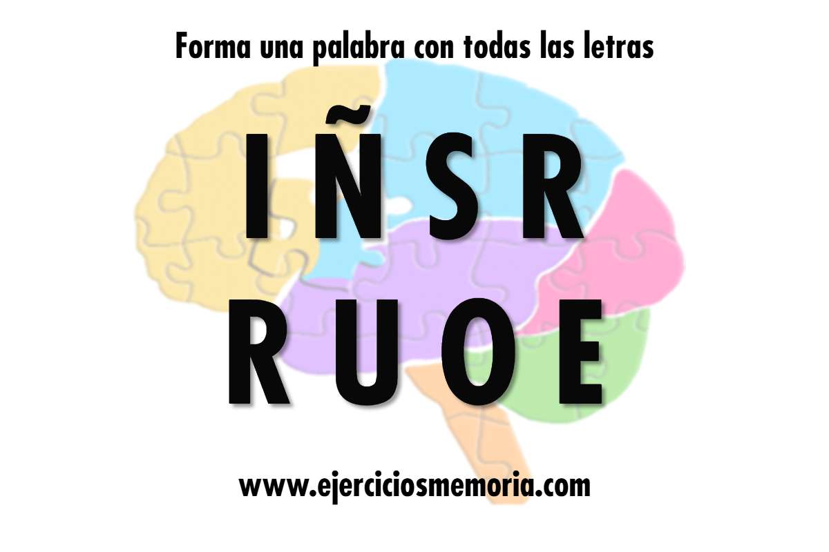 Forma una palabra con las letras