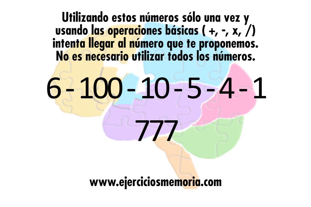 Cálculo mental Cifras