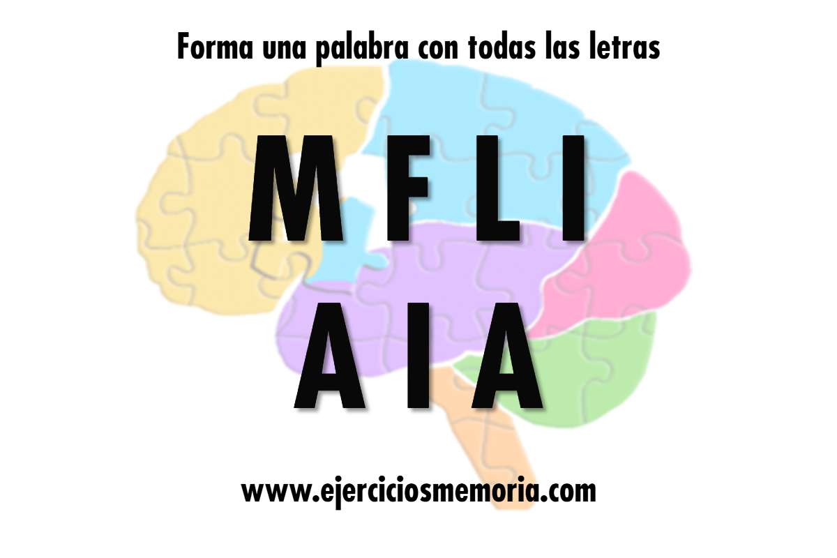 Forma una palabra con las letras