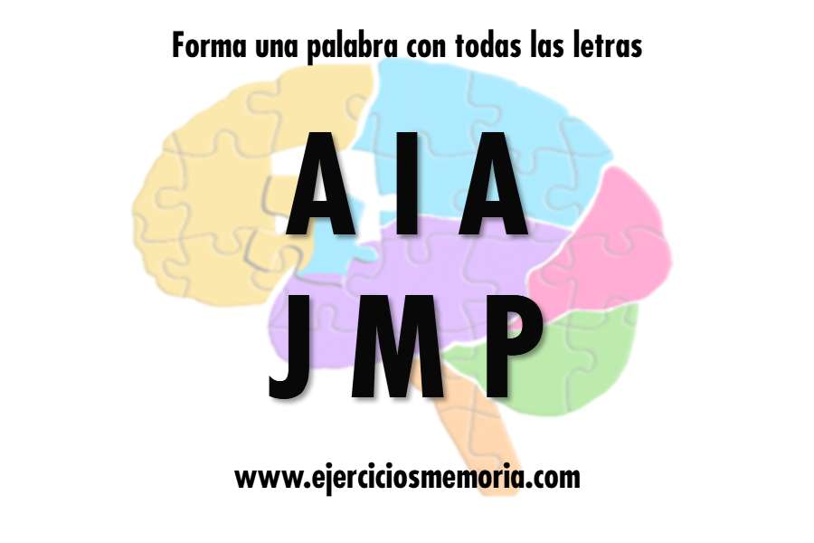 Forma una palabra con las letras