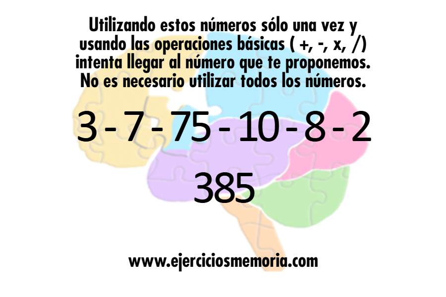 Cálculo mental Cifras