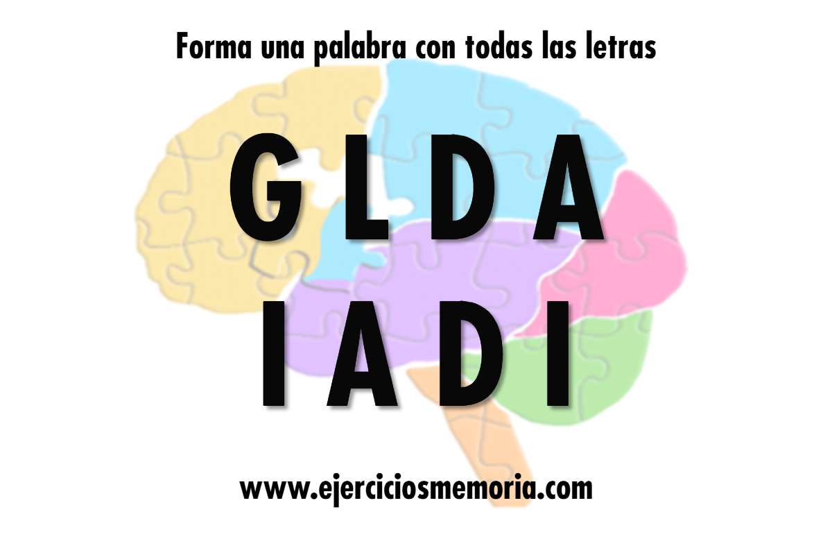 Forma una palabra con las letras