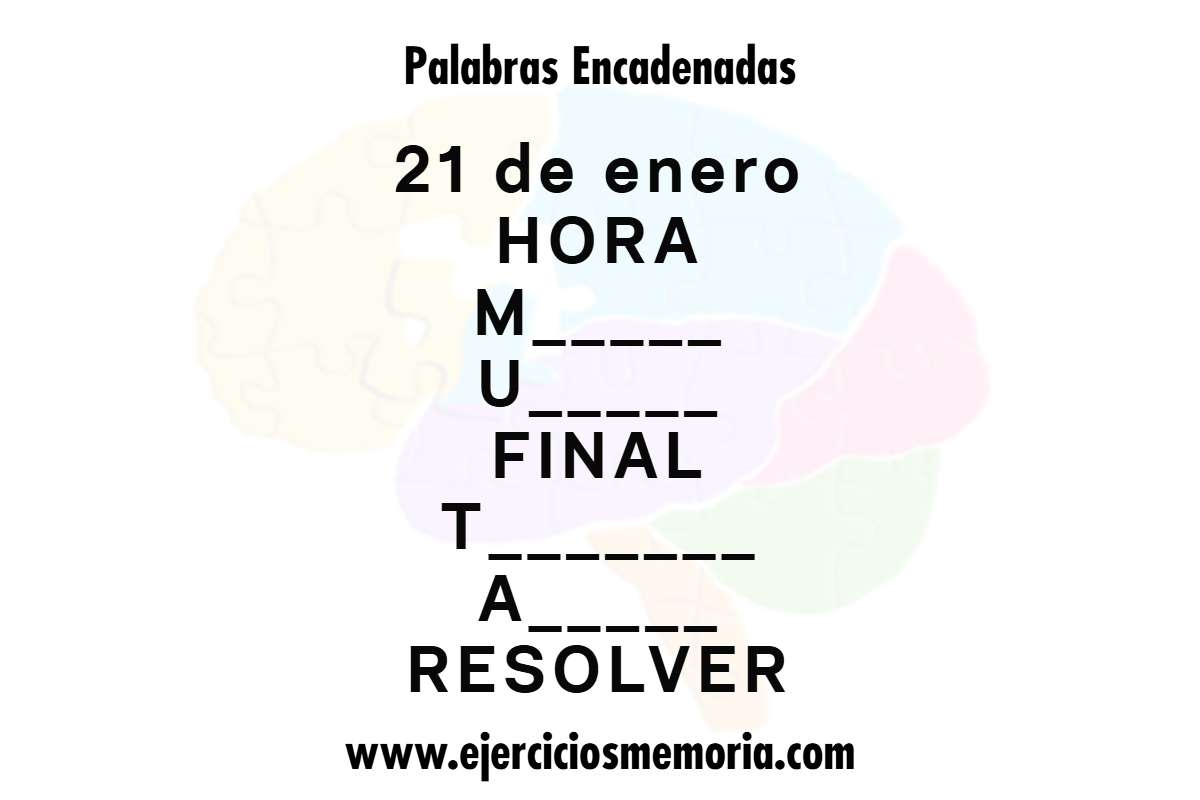 Palabras encadenadas