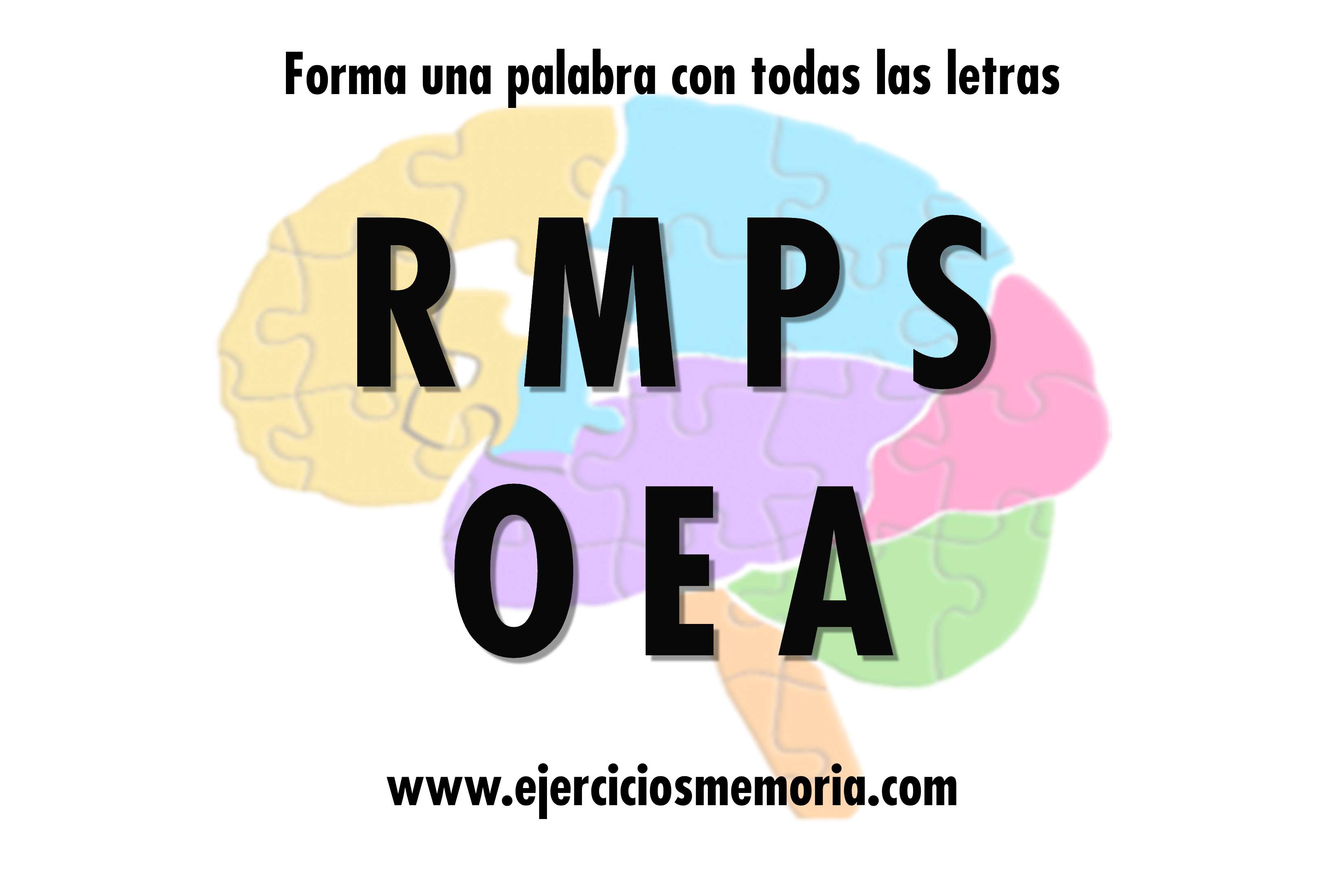 Forma una palabra con las letras