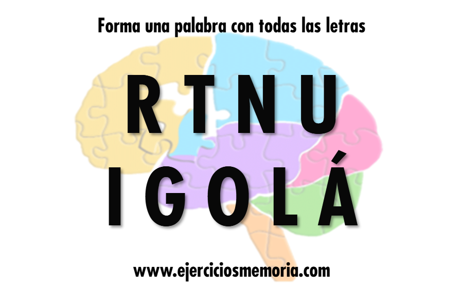 Forma una palabra con las letras