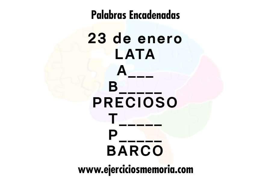 Palabras encadenadas