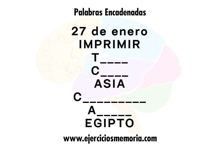 Palabras encadenadas