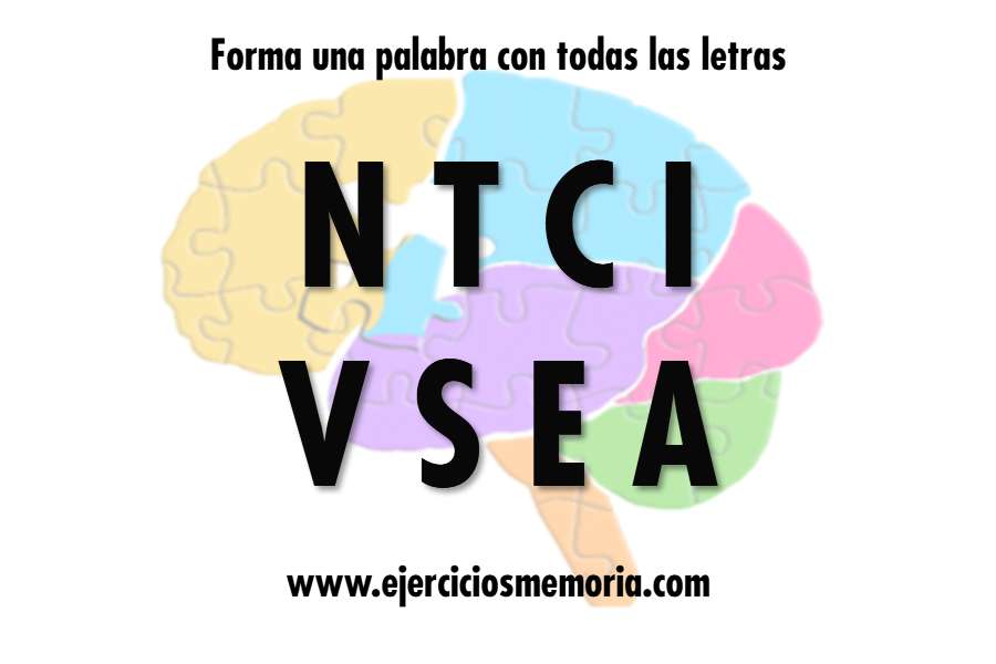 Forma una palabra con las letras