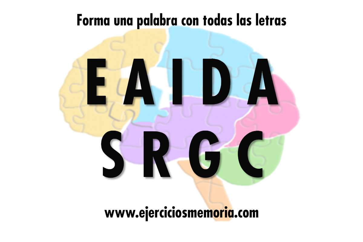 Forma una palabra con las letras