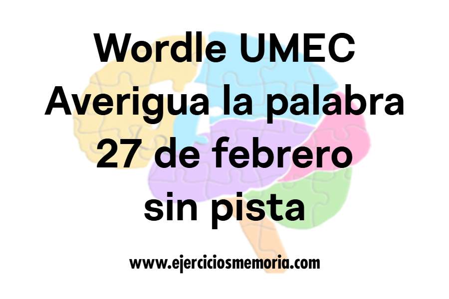 Wordle UMEC sin pista