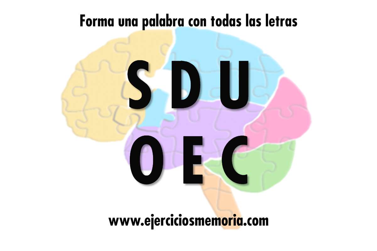 Forma una palabra con las letras