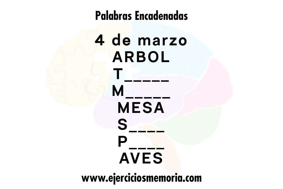 Palabras encadenadas