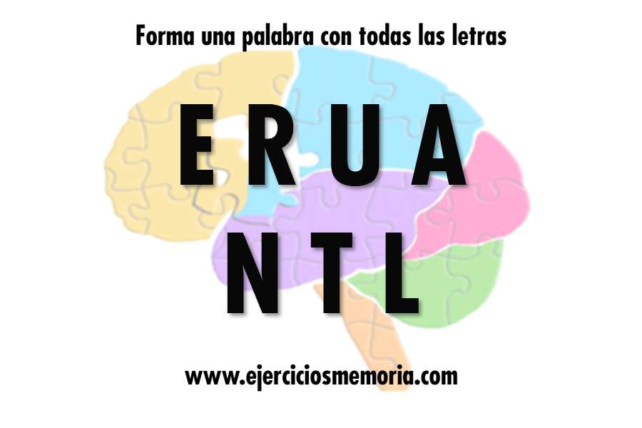 Forma una palabra con las letras