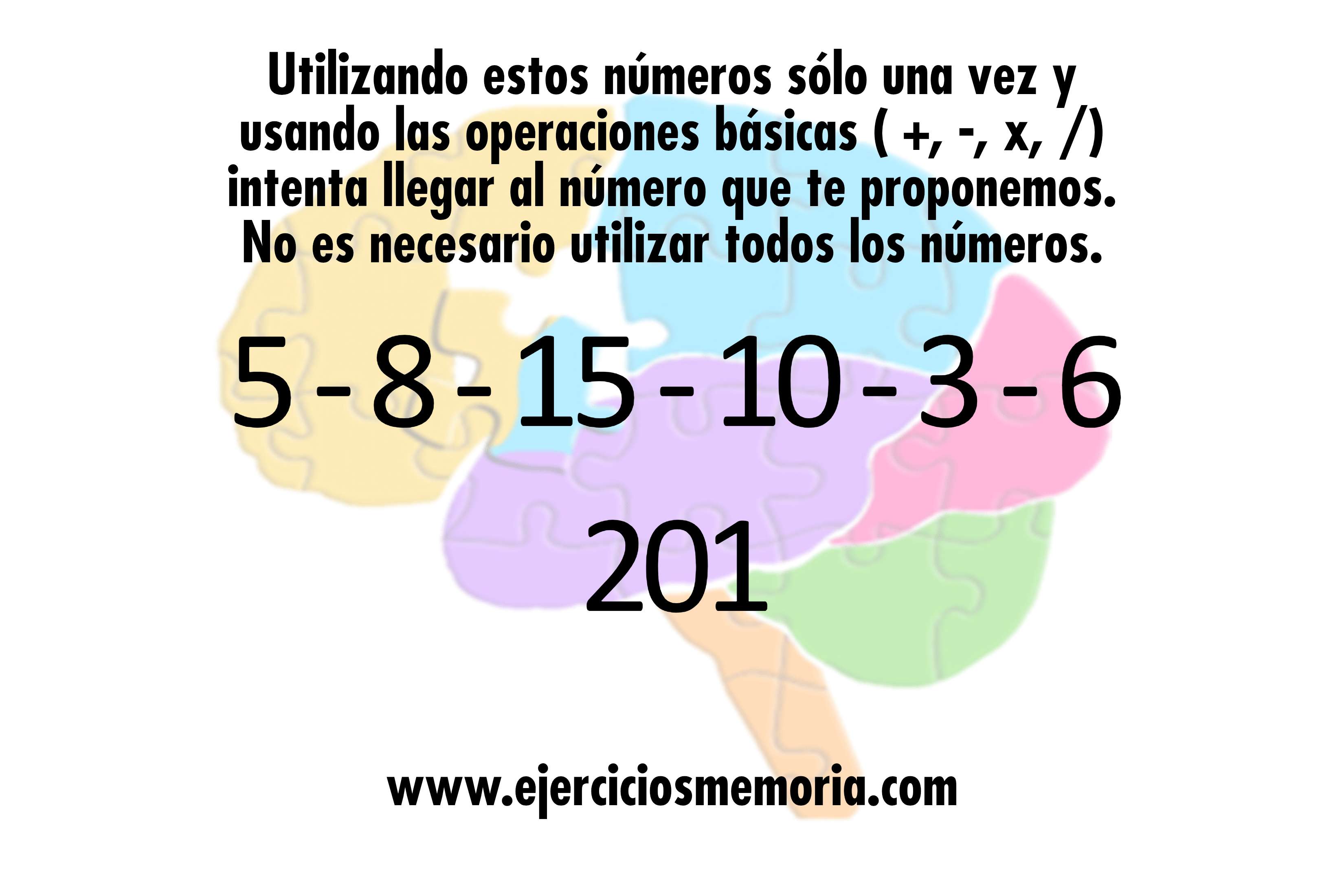 Cálculo mental Cifras