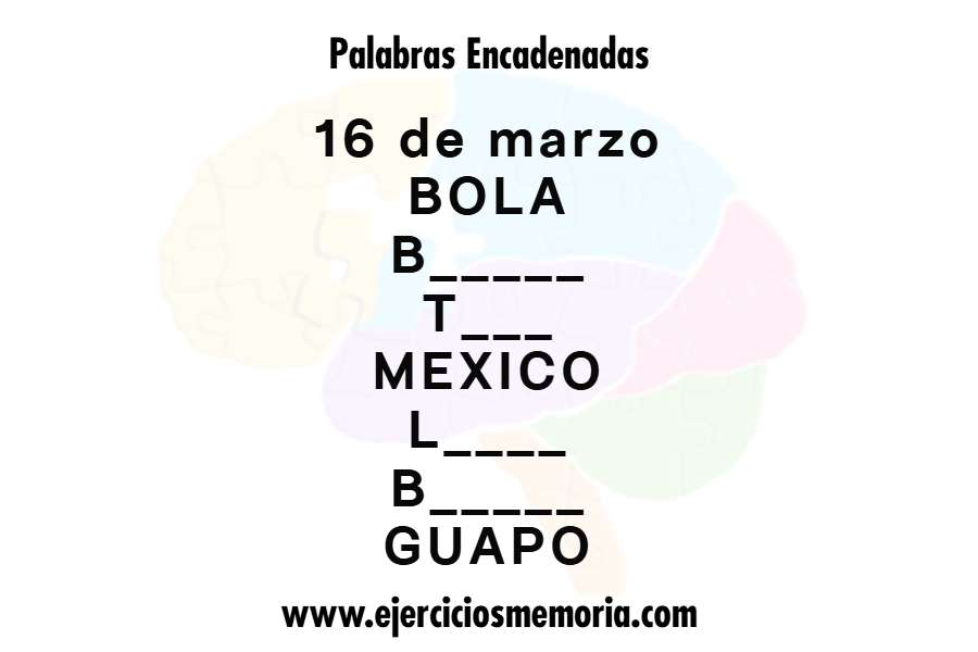 Palabras encadenadas