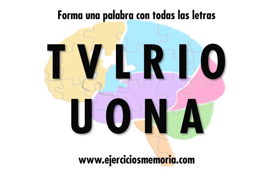 Forma una palabra con las letras