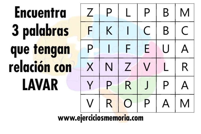 Ejercicio Nº11064 de tipo Sopa de Letras | Rutina 2026-03-23