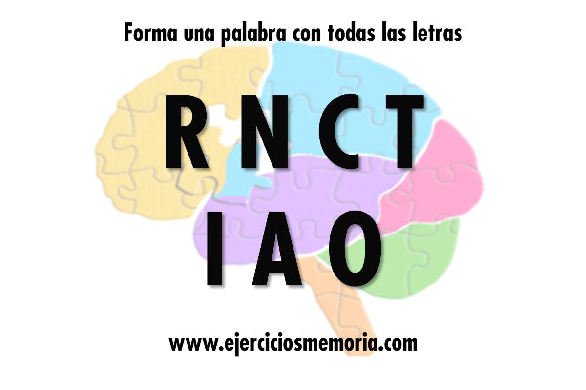 Forma una palabra con las letras