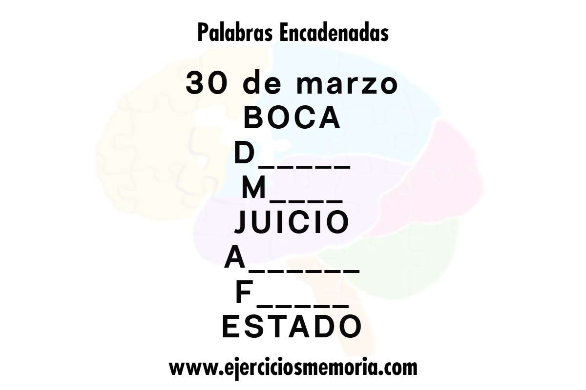 Palabras encadenadas