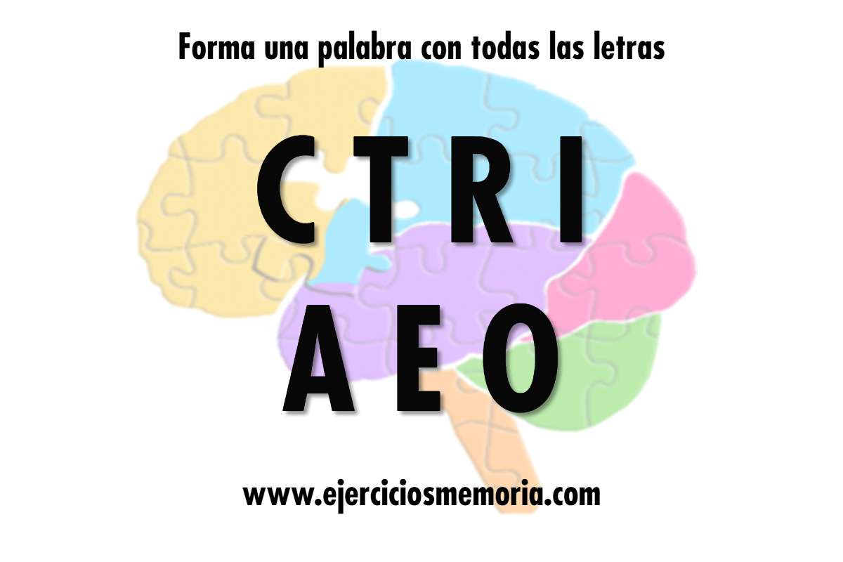 Forma una palabra con las letras